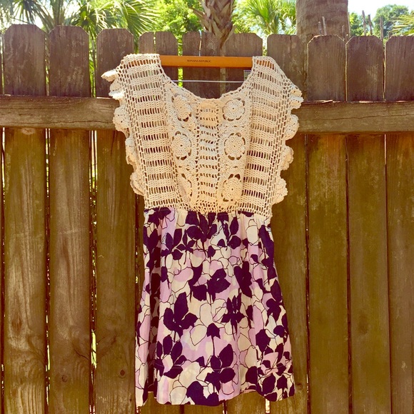 Kimchi Blue Dresses & Skirts - Kimchi Blue UO Crochet & Floral Summer Dress